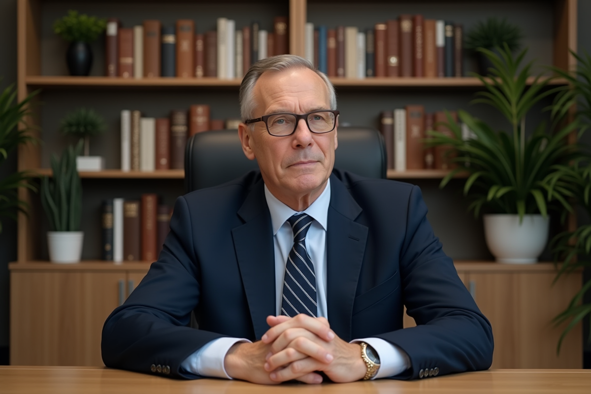 Bioethicien en réunion dans un bureau universitaire